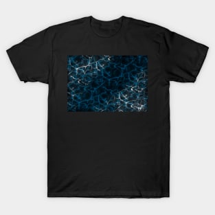 Night Sea Ocean Pool Pattern Design T-Shirt